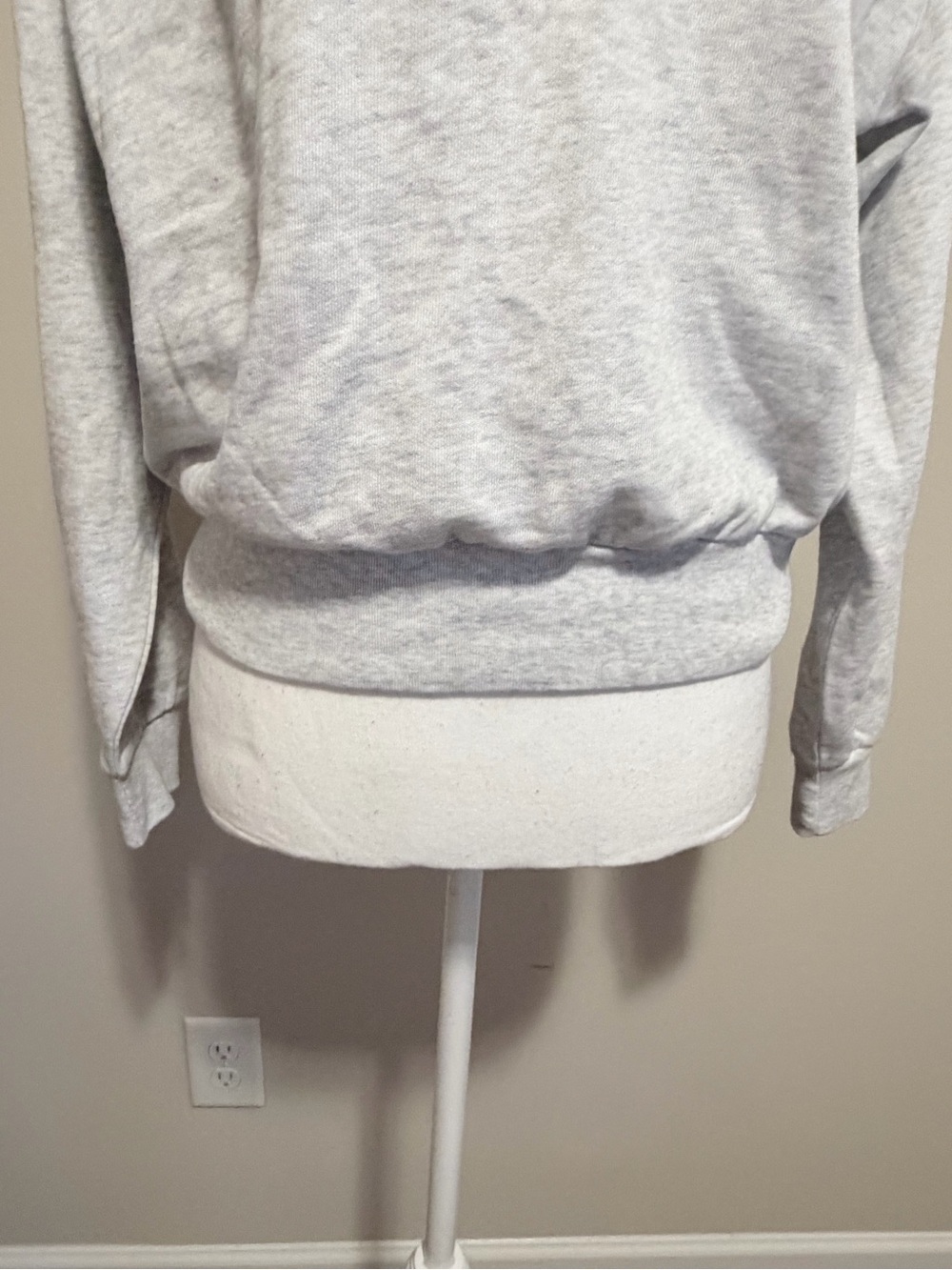 Skims Lightweight Fleece Shrunken Quarter Zip Pullover size large NWT - Picture 6 of 12